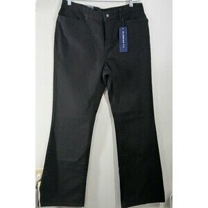 Chaps Womens Black Slimming Fit Stretch Jeans Pants Size 10 UPC-884094455751 NEW